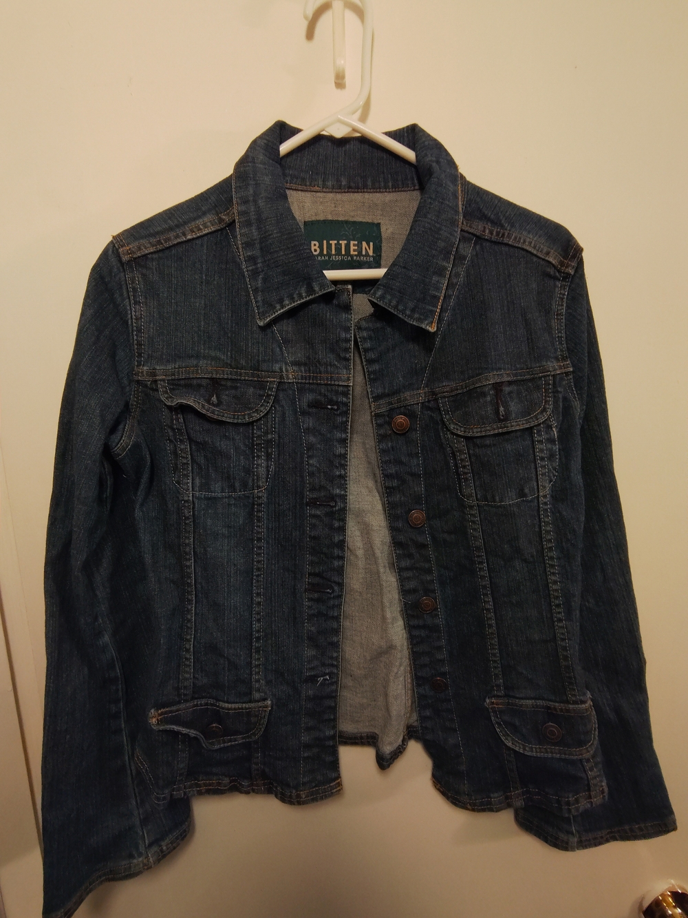 Bitten by Sarah Jessica Parker Women’s Dark Blue Denim Jacket